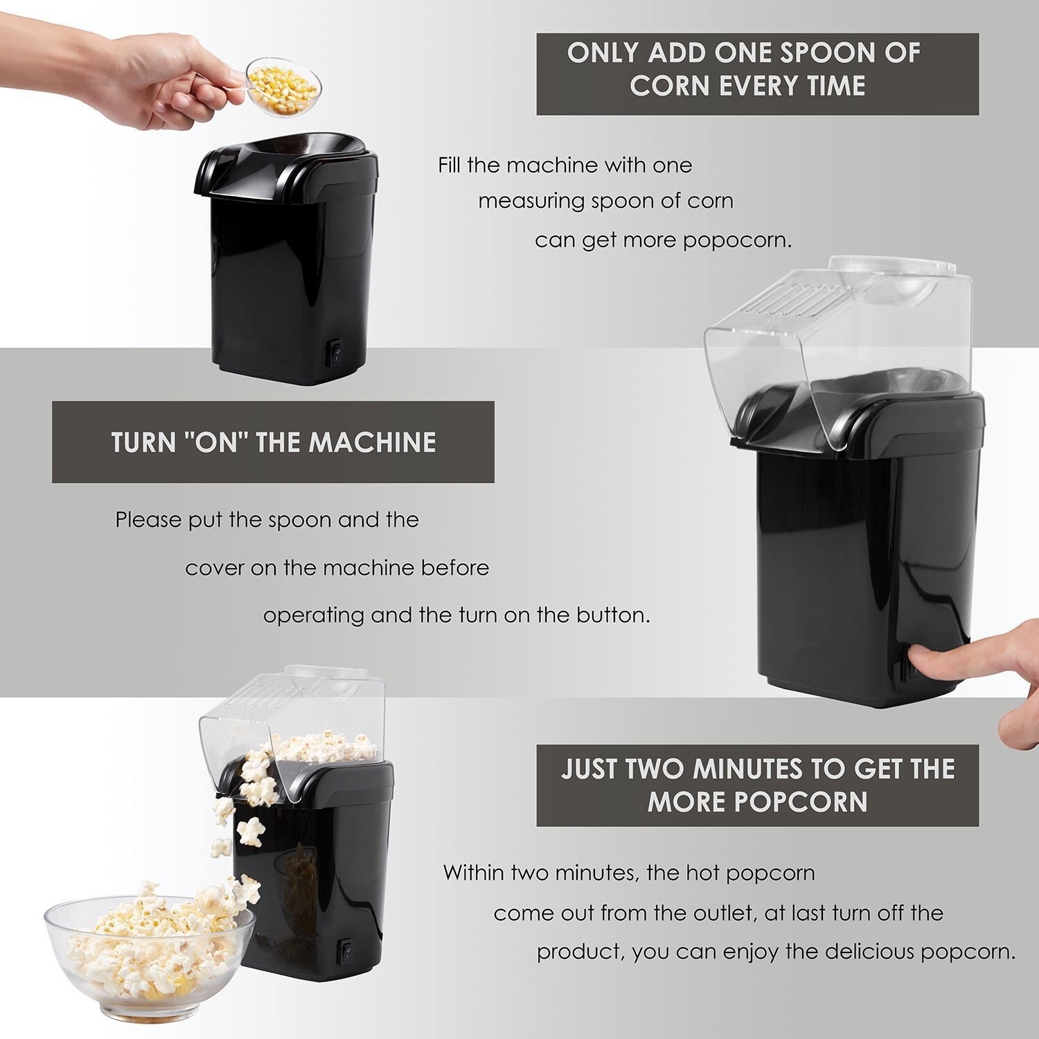 Easy Operate Small Home Use Po - Popcorn 评论和价格