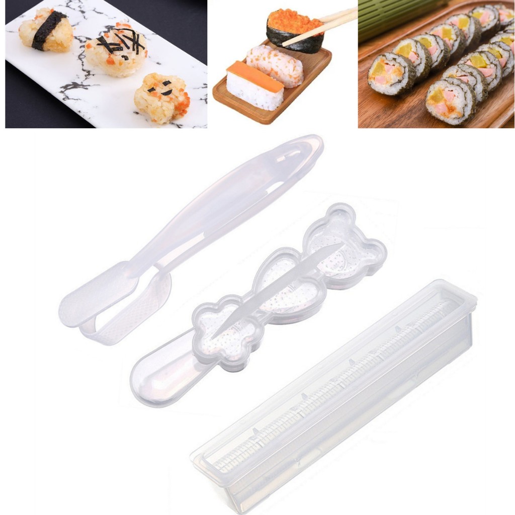 3Pcs/Set Sushi Mold Set, DIY W - Seaweed Snack 评论和价格
