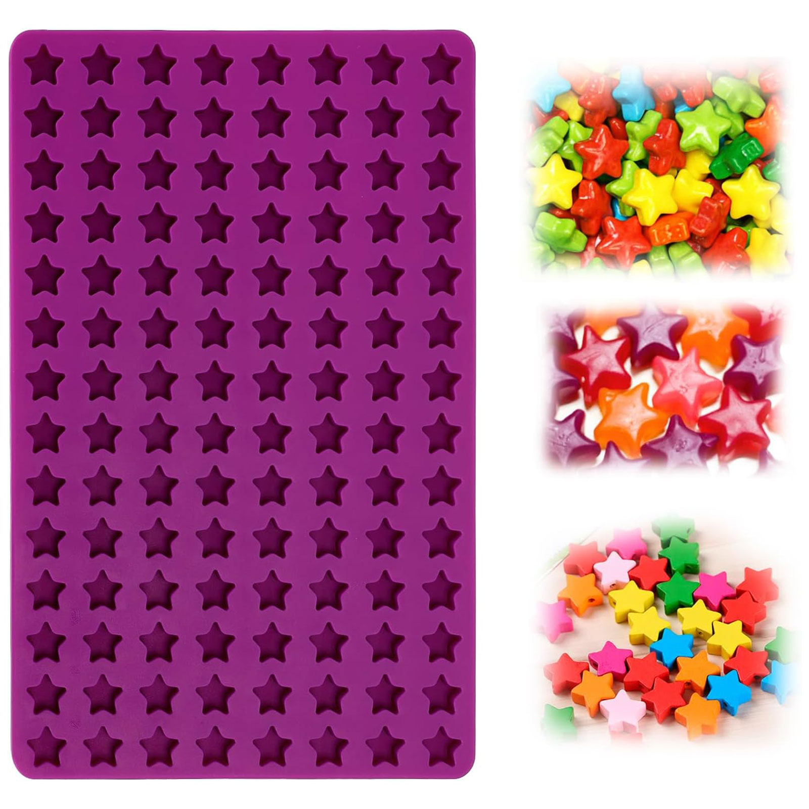 112 Cavity Mini Star Silicone  - Gummy Candy 评论和价格