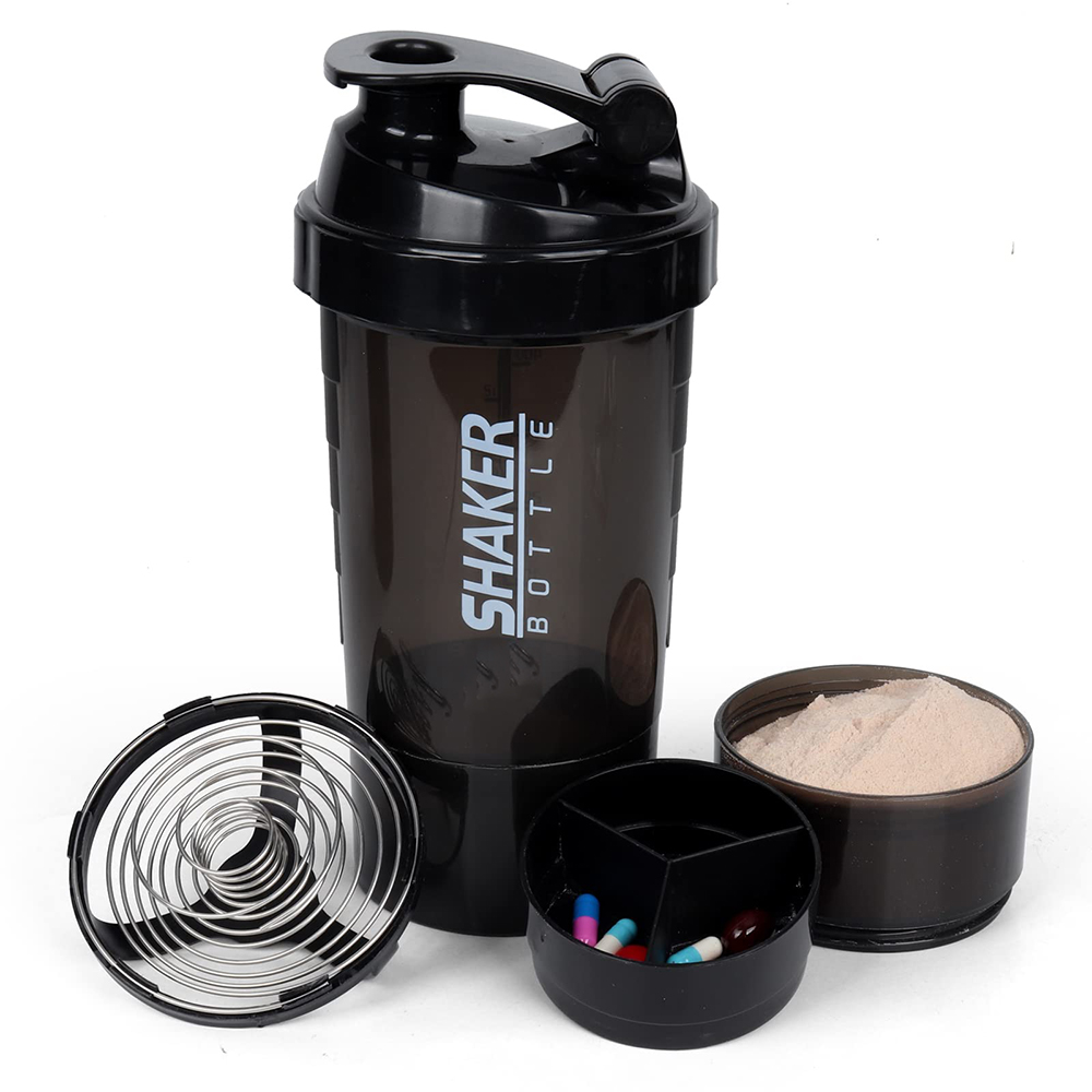 3 Layers Shaker Protein Bottle - Protein Bar 评论和价格