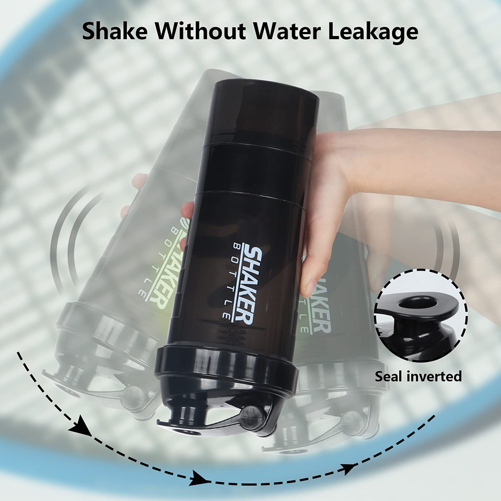 3 Layers Shaker Protein Bottle - Protein Bar 评论和价格