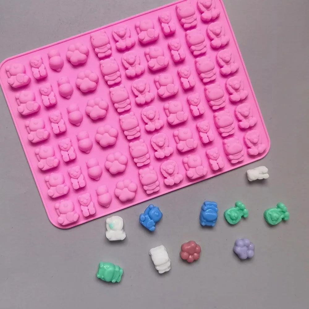 5Pcs Candy Silicone Moulds wit - Gummy Candy 评论和价格